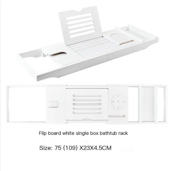 Luxury Bamboo Bathtub Caddy Tray (Expandable)