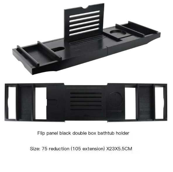 Luxury Bamboo Bathtub Caddy Tray (Expandable)