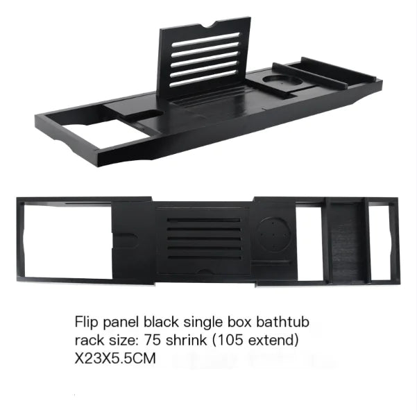 Luxury Bamboo Bathtub Caddy Tray (Expandable)