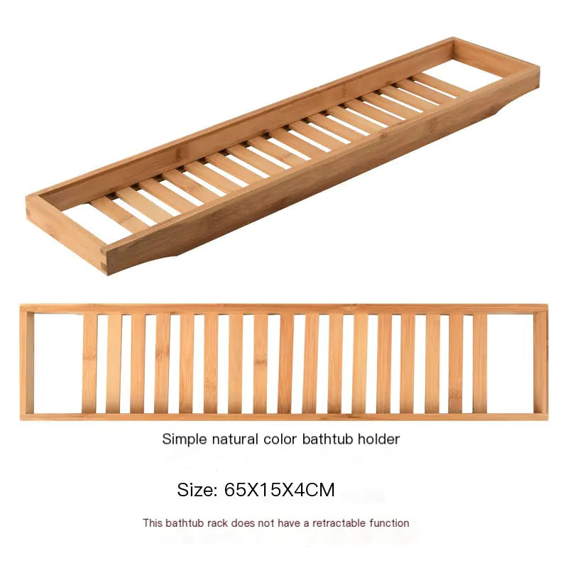 Luxury Bamboo Bathtub Caddy Tray (Expandable)