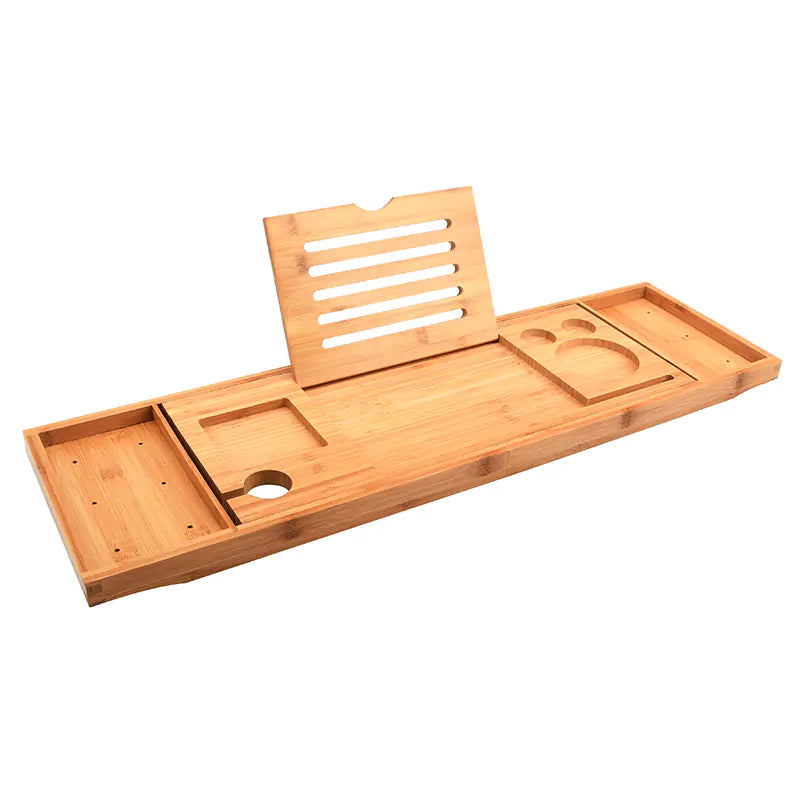 Luxury Bamboo Bathtub Caddy Tray (Expandable)