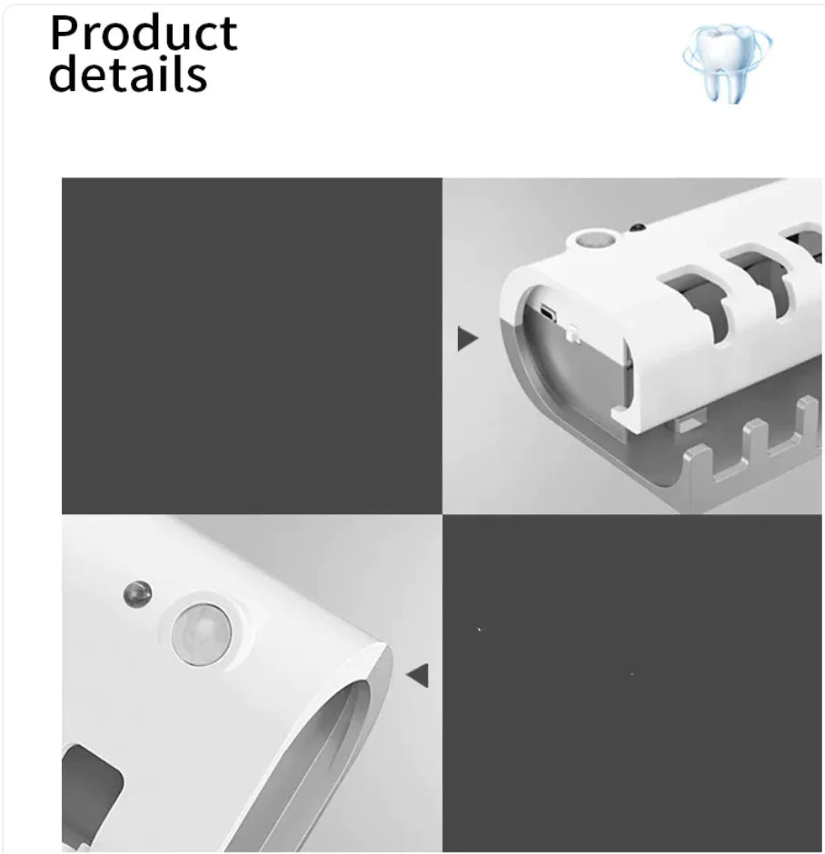 USB-Rechargeable UV Toothbrush Sterilizer